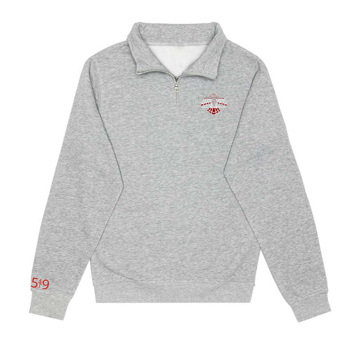 THUNDERBIRDS EMBROIDERED 1/4 ZIP (UNISEX)