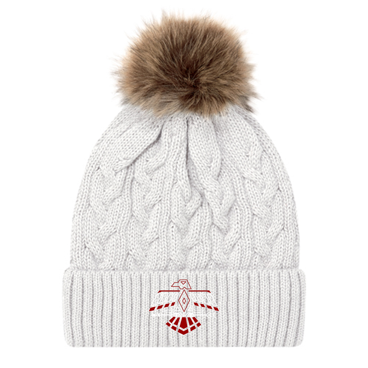 THUNDERBIRDS EMBROIDERED FAUX FUR TOQUE