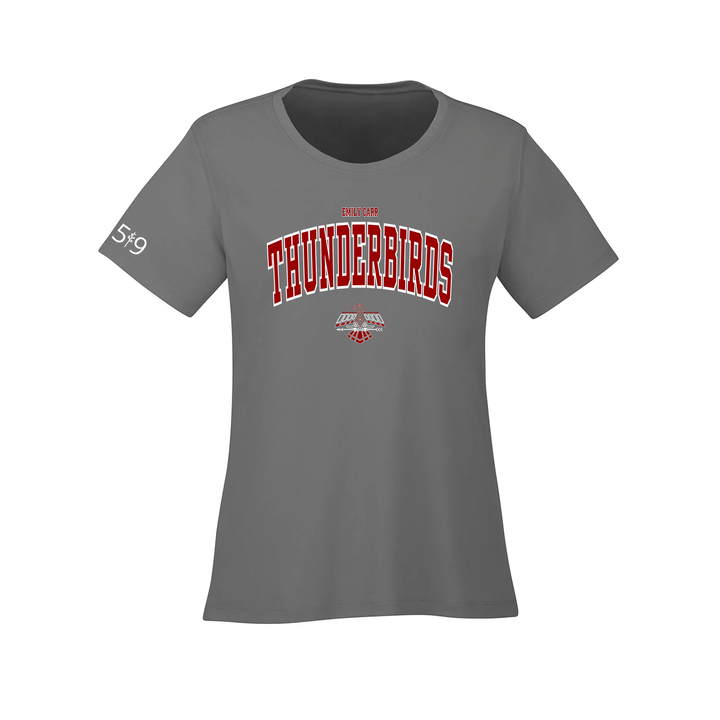 THUNDERBIRDS VARSITY ATHLETIC TEE (WOMENS)