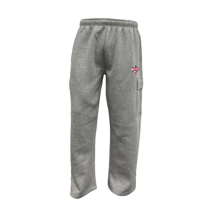 FCL EMBROIDERED CARGO SWEATPANTS (UNISEX)