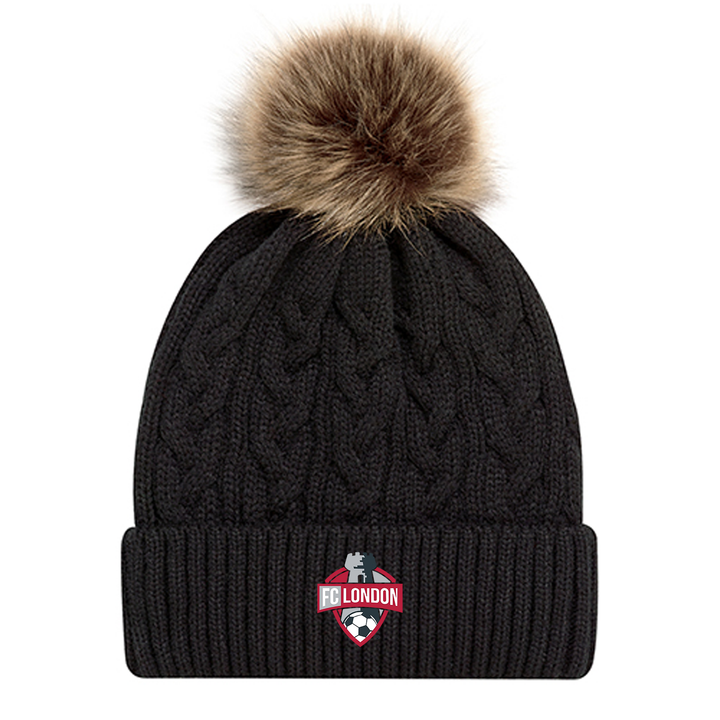 FCL EMBROIDERED FAUX FUR TOQUE