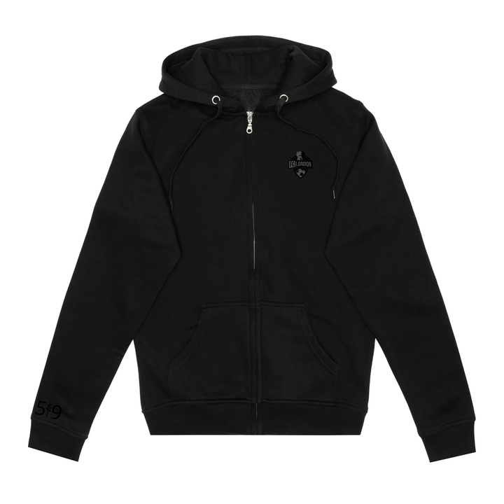 FCL EMBROIDERED BLACKOUT ZIP-UP (UNISEX)