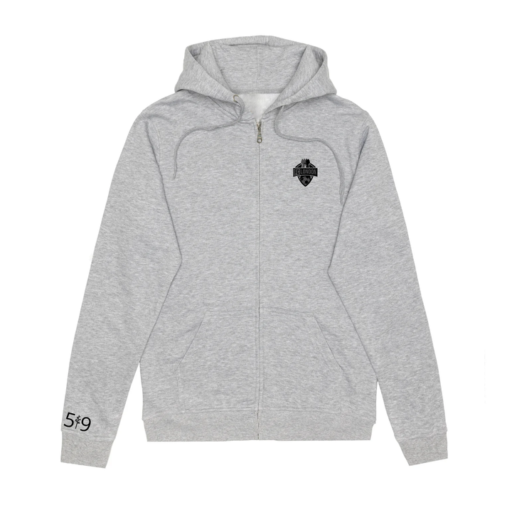 FCL EMBROIDERED BLACKOUT ZIP-UP (UNISEX)