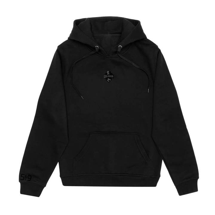 FCL EMBROIDERED BLACKOUT HOODIE (YOUTH)