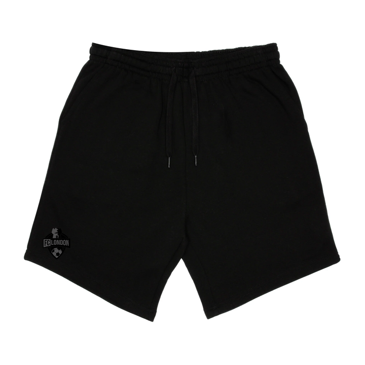 FCL EMBROIDERED BLACKOUT SWEAT SHORTS (MENS)