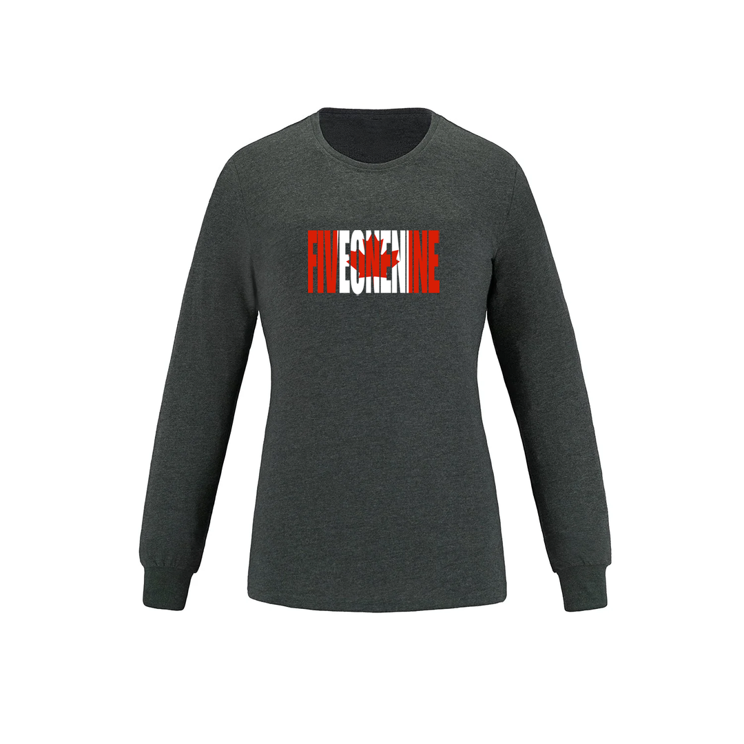 CANADIAN FLAG LONG SLEEVE (WOMENS)