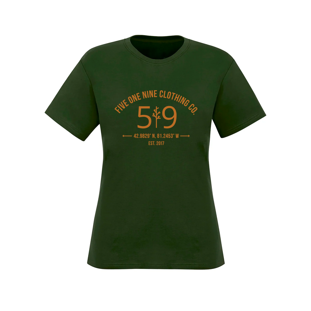 HEART OF THE 519 TEE (WOMENS)