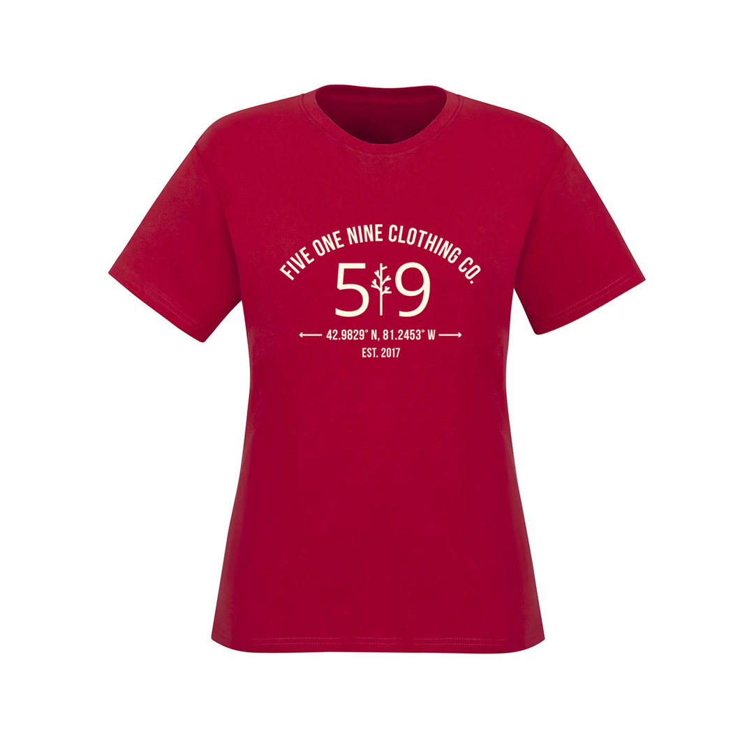 HEART OF THE 519 TEE (WOMENS)