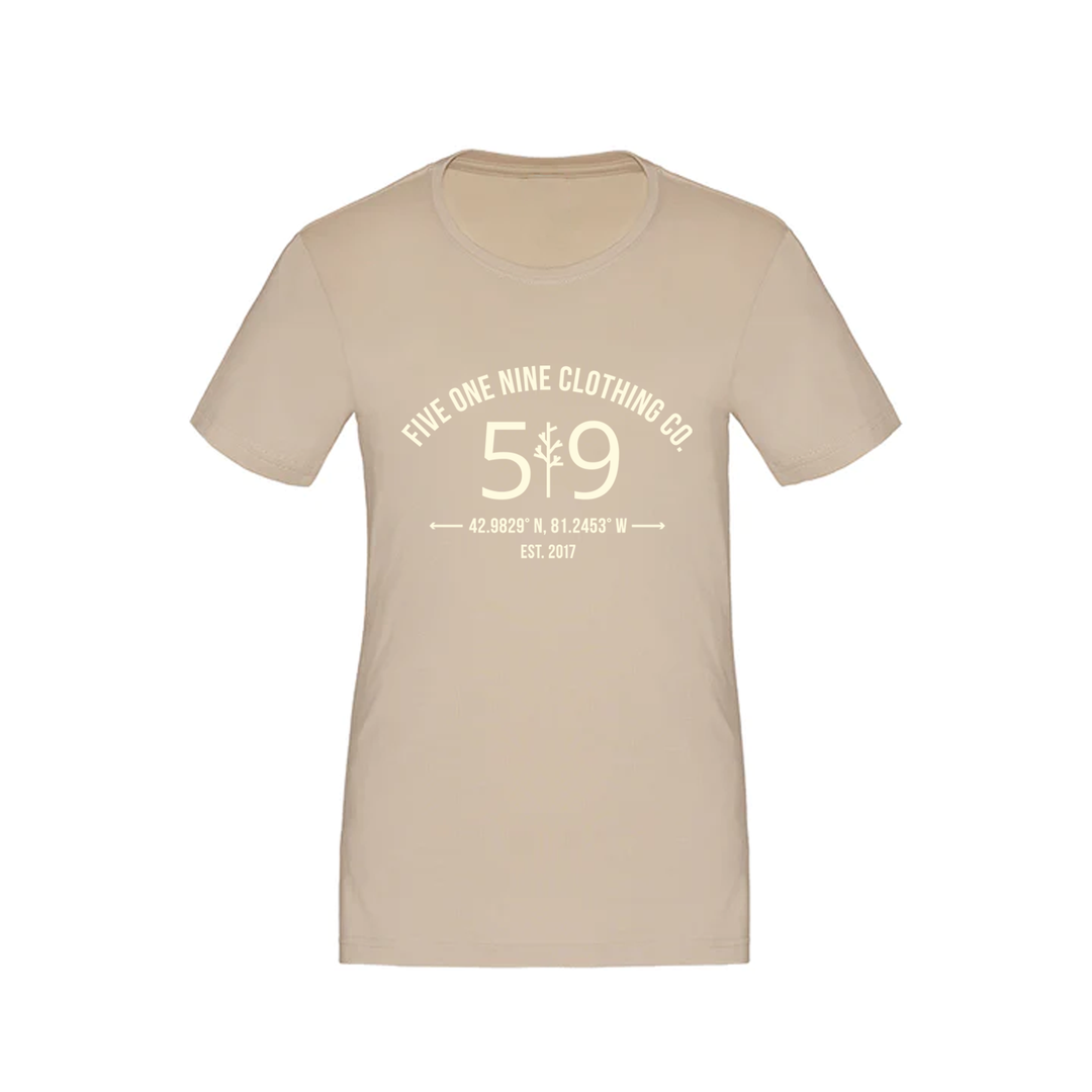 HEART OF THE 519 TEE (WOMENS)