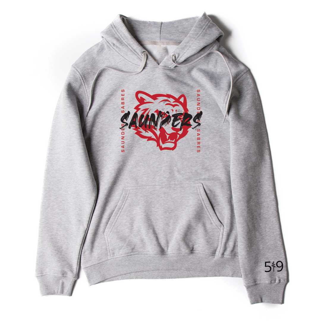 SAUNDERS BRUSHED HOODIE (UNISEX)