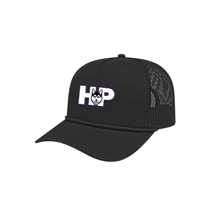 HUSKIES EMBROIDERED ROPE MESHBACK HAT