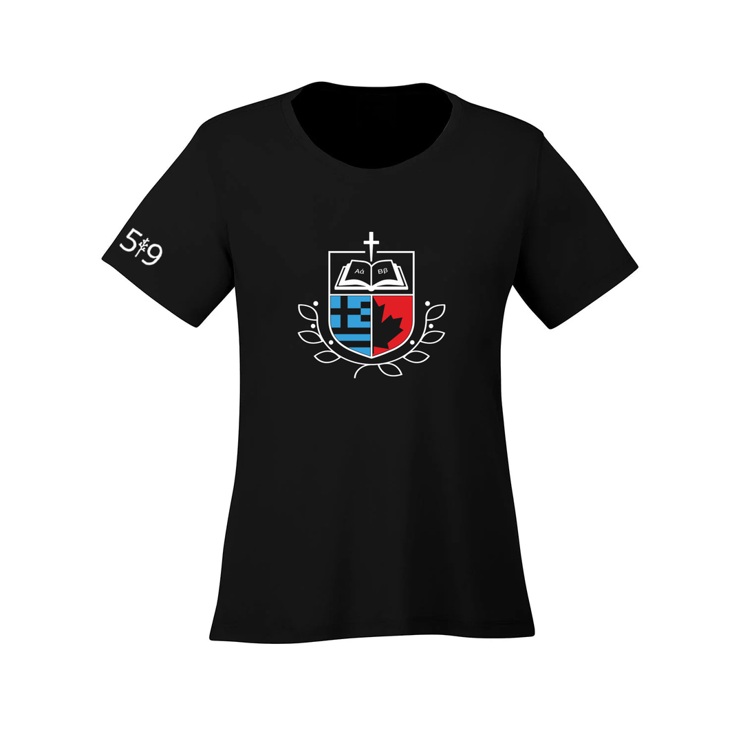 HOLY TRINITY EMBLEM ATHLETIC TEE (WOMENS)