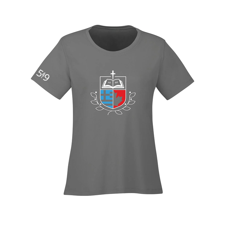 HOLY TRINITY EMBLEM ATHLETIC TEE (WOMENS)