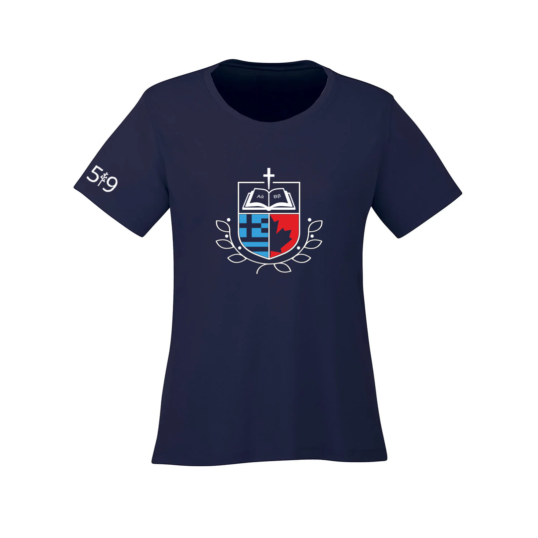 HOLY TRINITY EMBLEM ATHLETIC TEE (WOMENS)