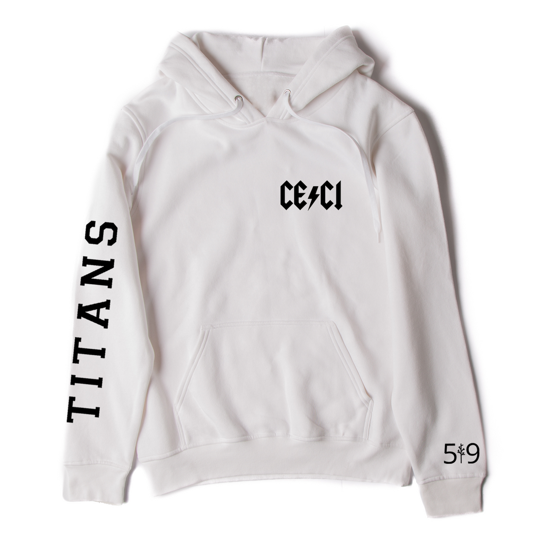 CENTRAL ELGIN SLEEVE LOGO HOODIE (UNISEX)