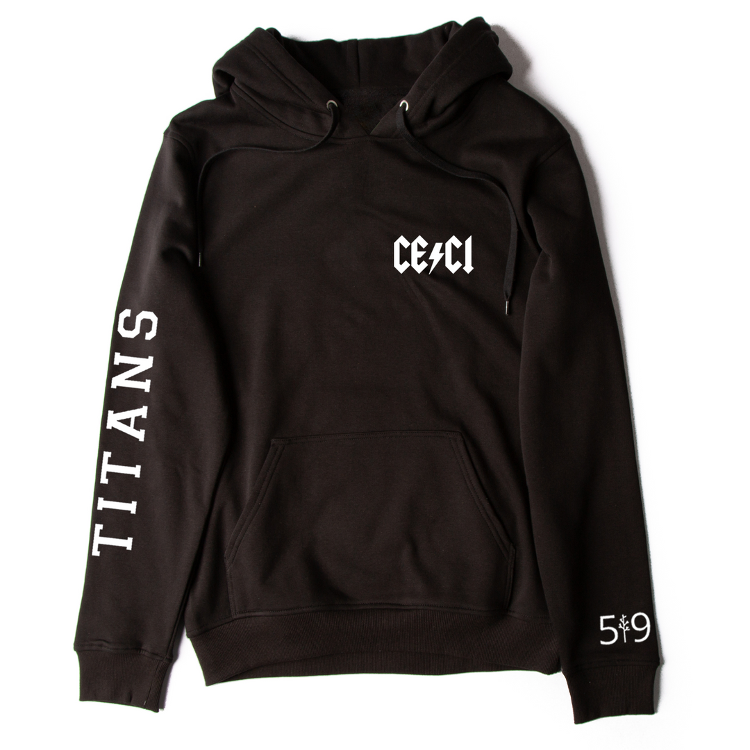 CENTRAL ELGIN SLEEVE LOGO HOODIE (UNISEX)