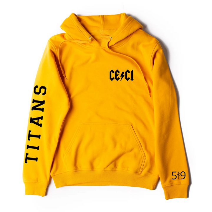 CENTRAL ELGIN SLEEVE LOGO HOODIE (UNISEX)