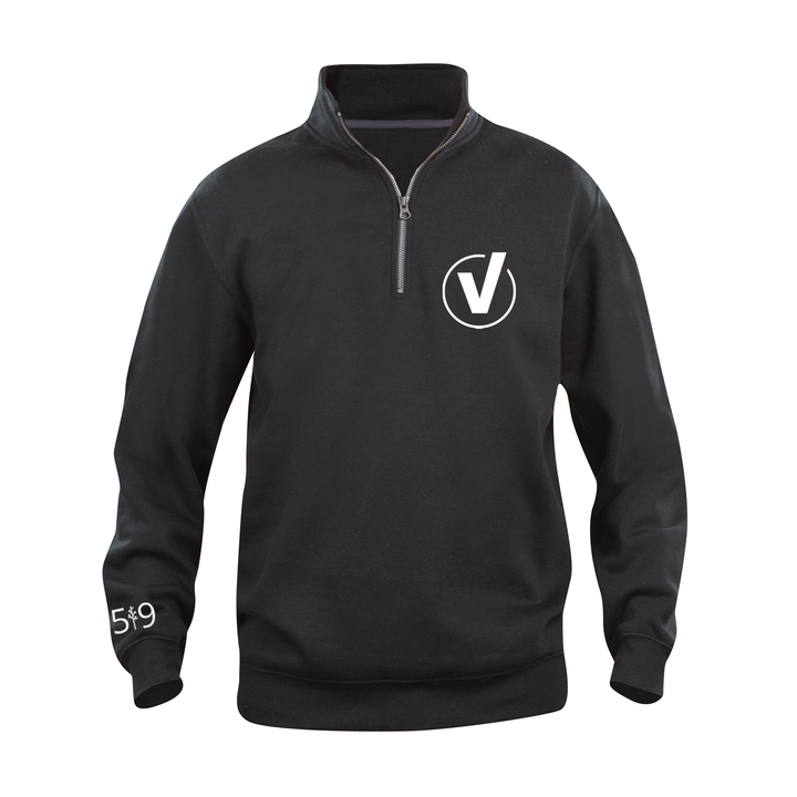 INTER-VAL "V" 1/4 ZIP (UNISEX)