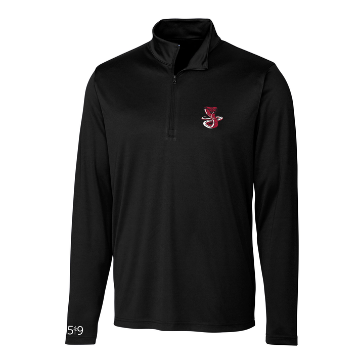 JUNE ROSE EMBROIDERED ATHLETIC 1/4 ZIP (MENS)