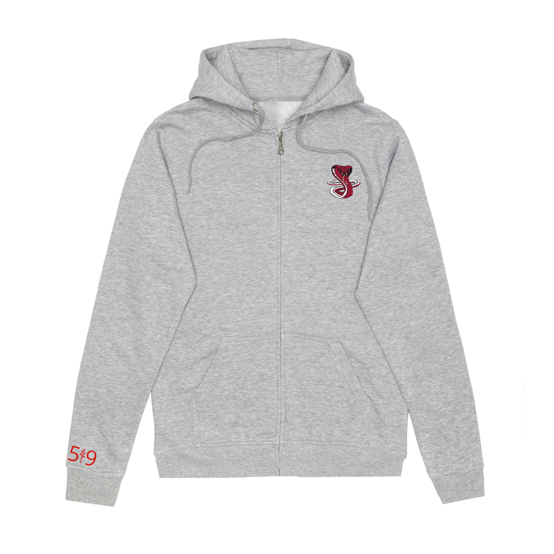 JUNE ROSE EMBROIDERED ZIP-UP (UNISEX)