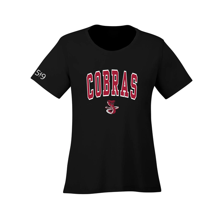 COBRAS VARSITY ATHLETIC TEE (WOMENS)