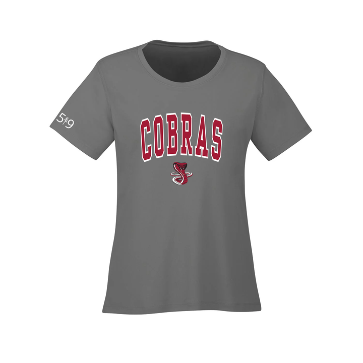 COBRAS VARSITY ATHLETIC TEE (WOMENS)