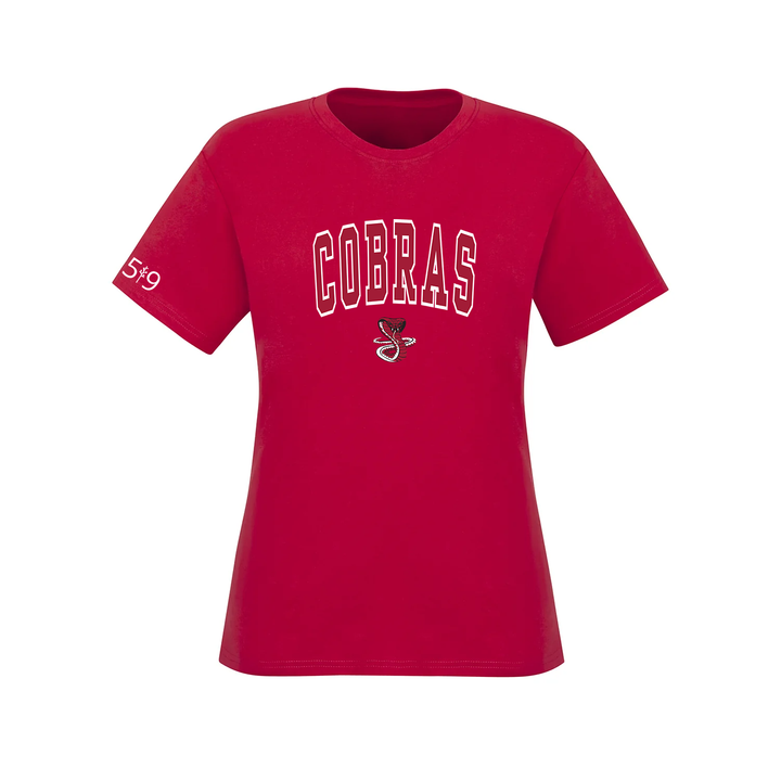 JUNE ROSE VARSITY TEE (WOMENS)