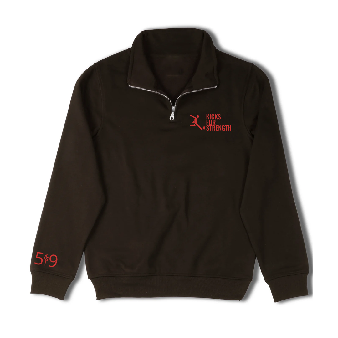 KICKS FOR STRENGTH 1/4 ZIP (UNISEX)