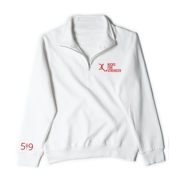 KICKS FOR STRENGTH 1/4 ZIP (UNISEX)