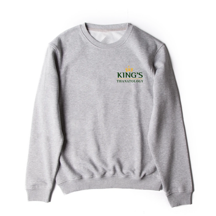 KINGS THANATOLOGY EMBROIDERED CREW (UNISEX)