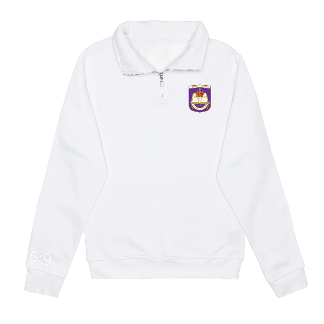 CENTRAL CREST 1/4 ZIP (UNISEX)