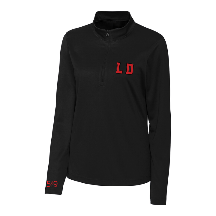 LORD DORCHESTER EMBROIDERED ATHLETIC 1/4 ZIP (WOMENS)