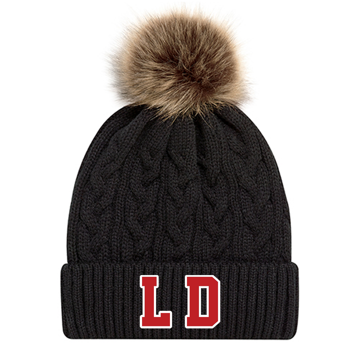 LORD DORCHESTER EMBROIDERED FAUX FUR TOQUE