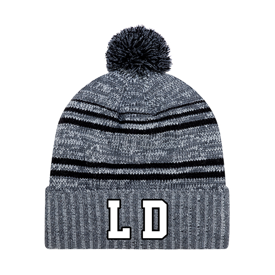 LORD DORCHESTER EMBROIDERED POM-POM TOQUE