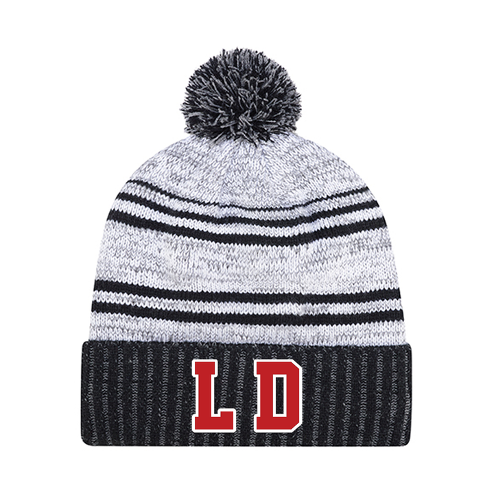 LORD DORCHESTER EMBROIDERED POM-POM TOQUE