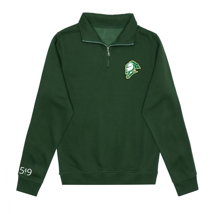 EMBROIDERED KNIGHTS 1/4 ZIP (UNISEX)