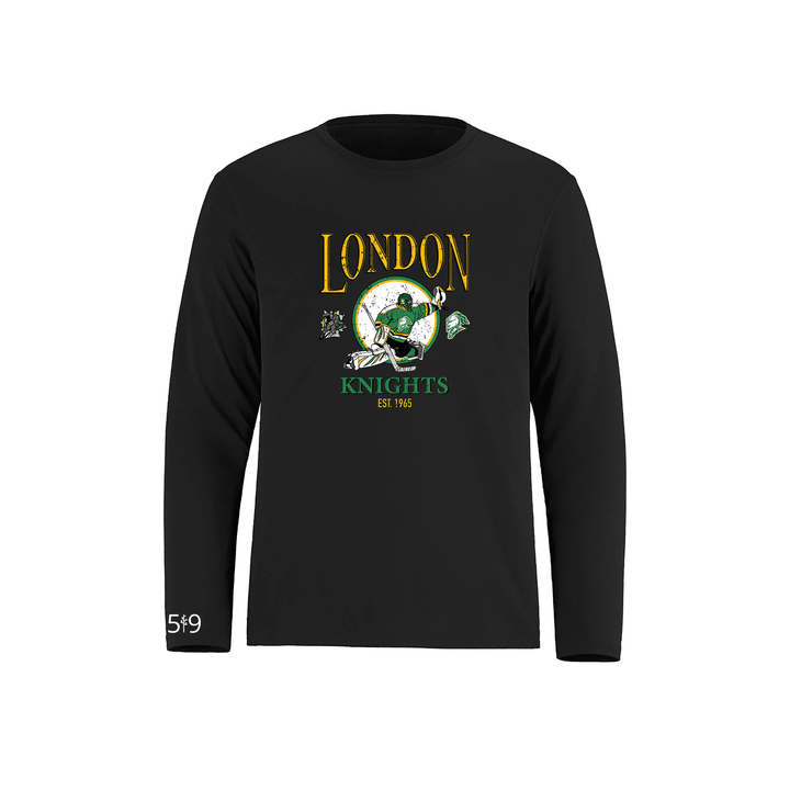 KNIGHTS VINTAGE GOALIE ATHLETIC LONG SLEEVE (UNISEX)