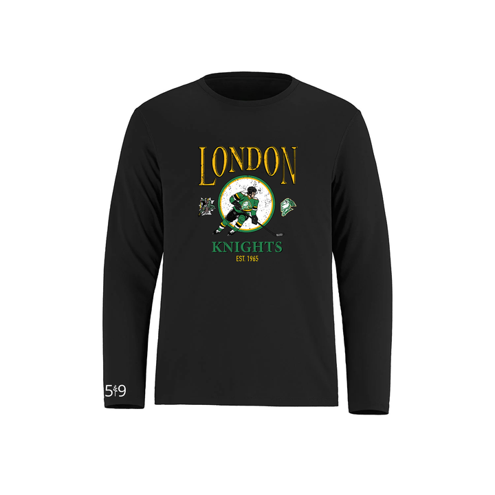 KNIGHTS VINTAGE PLAYER ATHLETIC LONG SLEEVE (UNISEX)