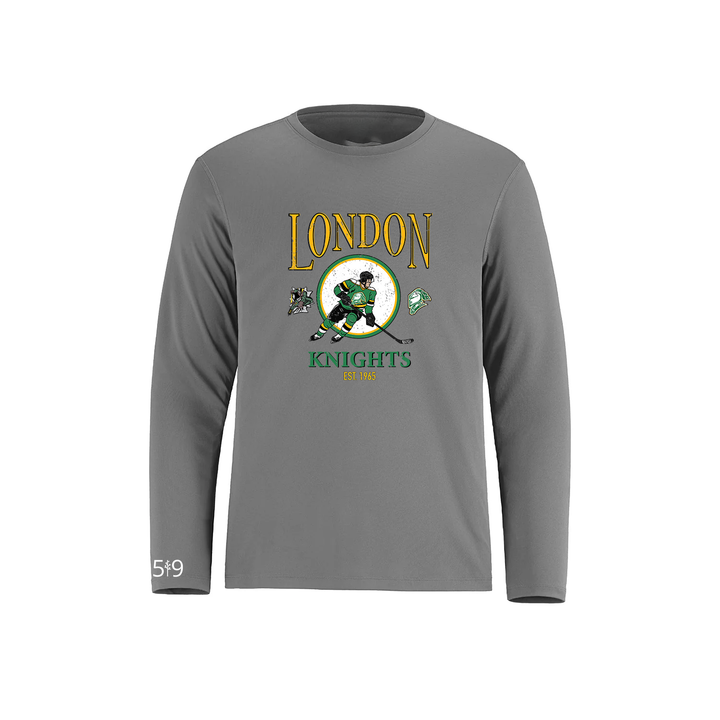 KNIGHTS VINTAGE PLAYER ATHLETIC LONG SLEEVE (UNISEX)