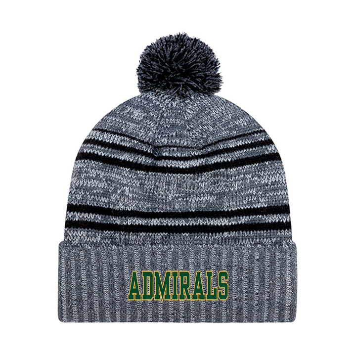 ADMIRALS EMBROIDERED POM-POM TOQUE