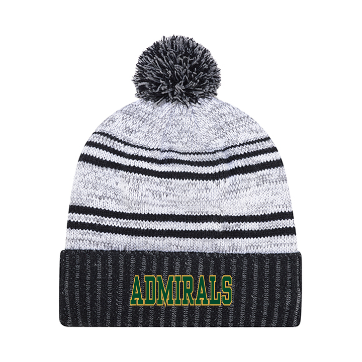 ADMIRALS EMBROIDERED POM-POM TOQUE