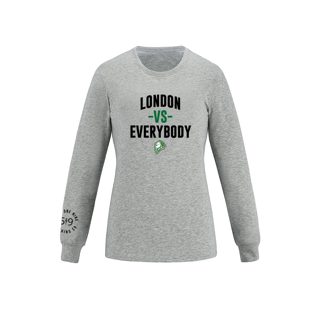 LONDON VS EVERYBODY LONG SLEEVE (WOMENS)