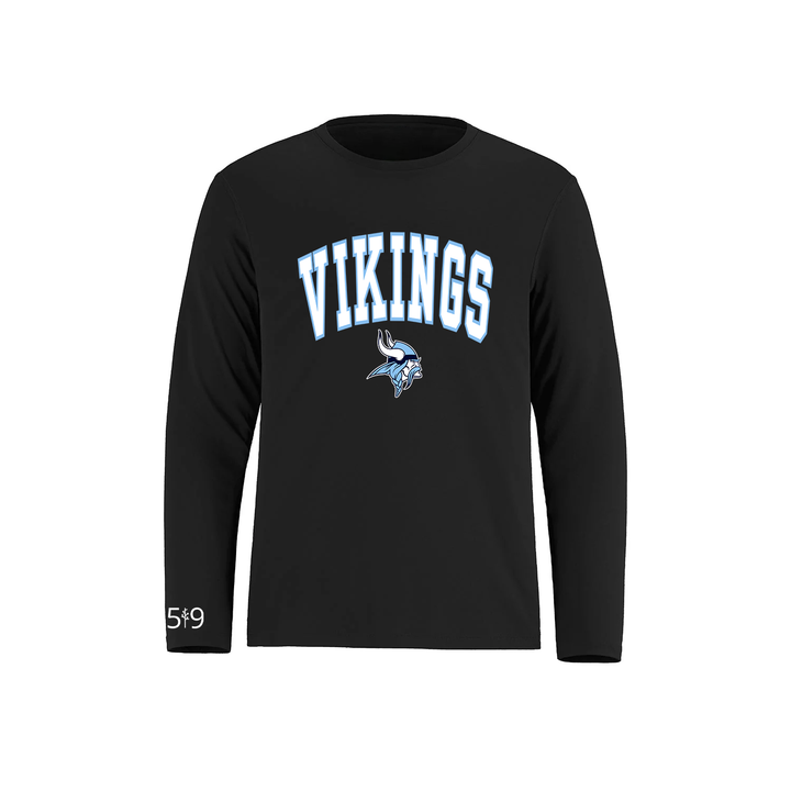 VIKINGS VARSITY ATHLETIC LONG SLEEVE (UNISEX)