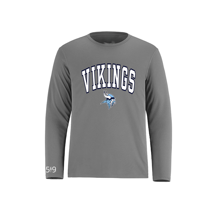 VIKINGS VARSITY ATHLETIC LONG SLEEVE (UNISEX)