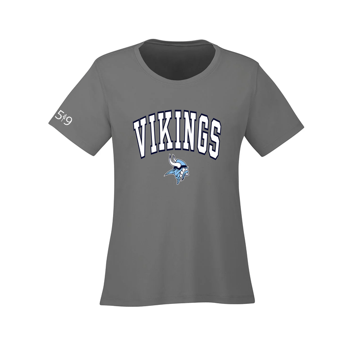 VIKINGS VARSITY ATHLETIC TEE (WOMENS)