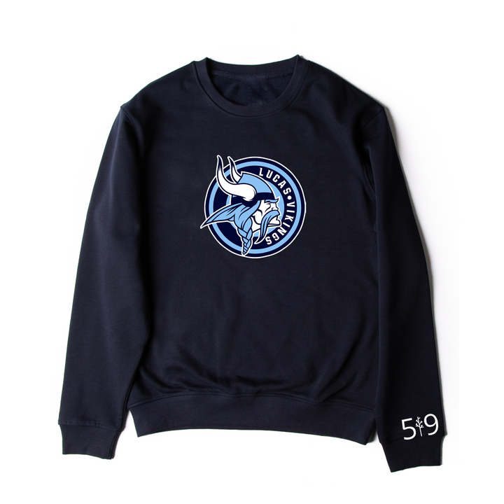 LUCAS VIKINGS EMBLEM CREW (UNISEX)