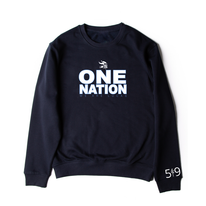 LUCAS VIKINGS ONE NATION CREW (UNISEX)