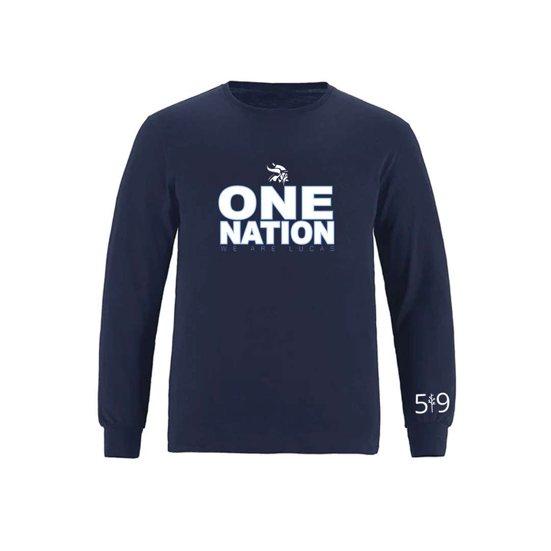 LUCAS VIKINGS ONE NATION LONG SLEEVE (MENS)