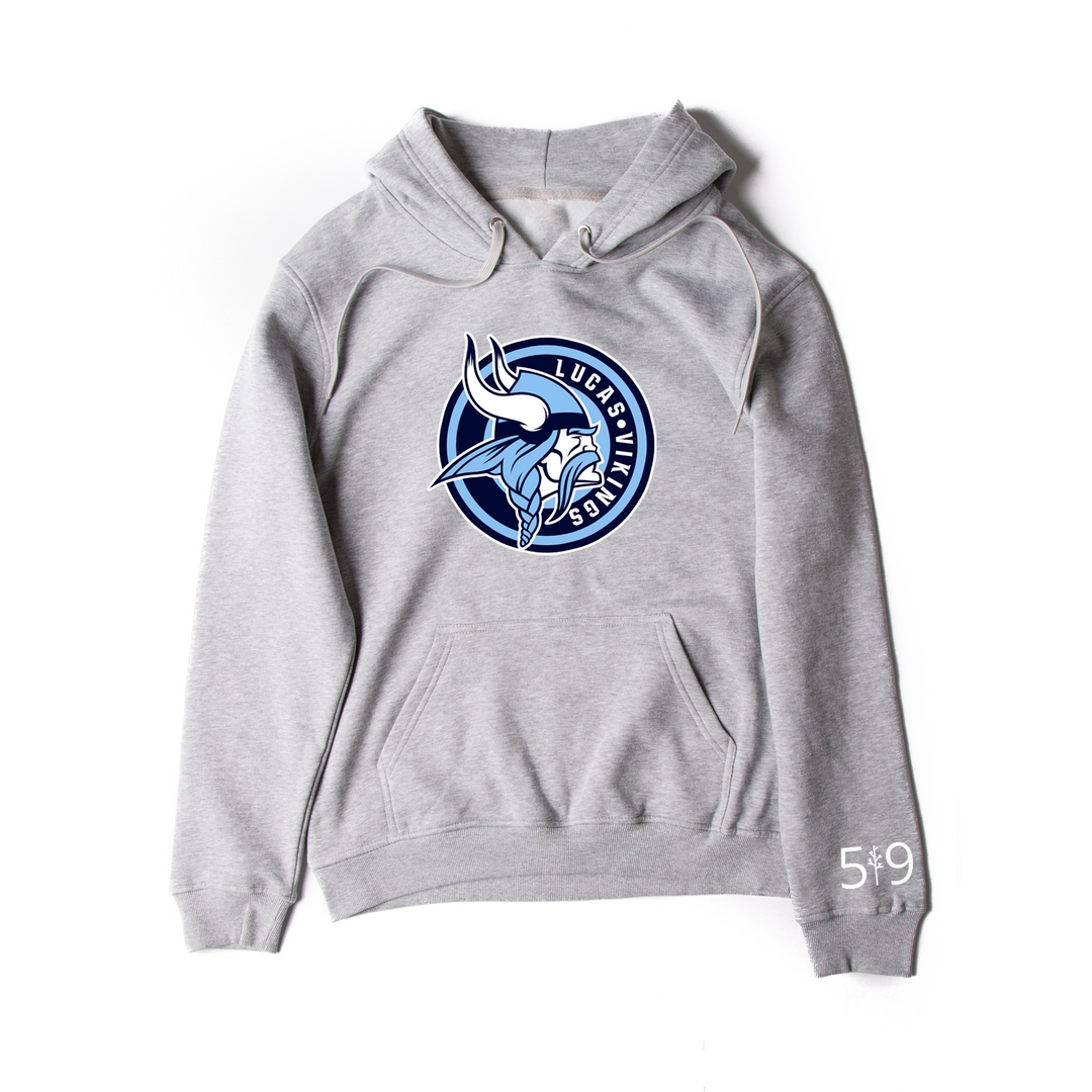 LUCAS VIKINGS EMBLEM HOODIE (UNISEX)