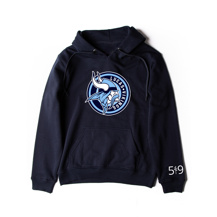 LUCAS VIKINGS EMBLEM HOODIE (UNISEX)